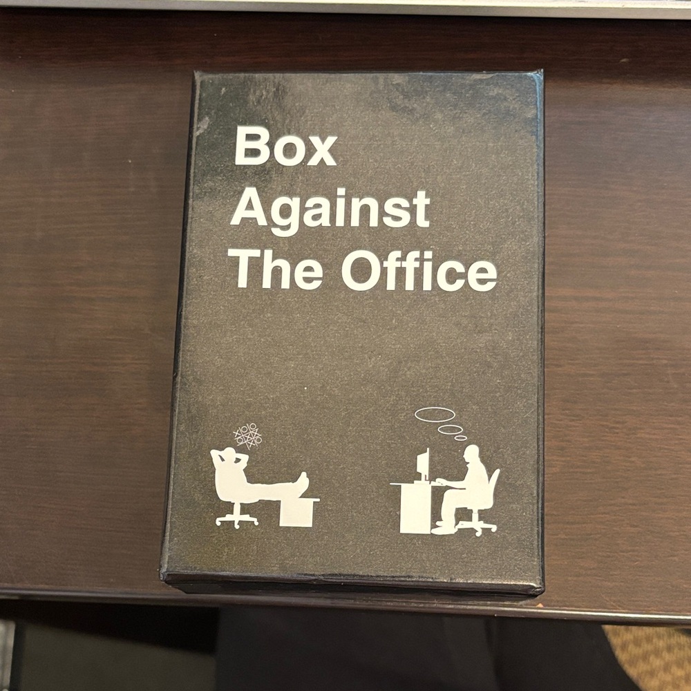 Box Against The Office Game - Black
